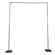 10 ft x 12 ft Heavy Duty Metal DIY Adjustable Backdrop Stand - Black BKDP_STND07_10X12FT