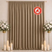 10 ft x 12 ft Polyester Backdrop Curtain Drape Panel with Rod Pocket