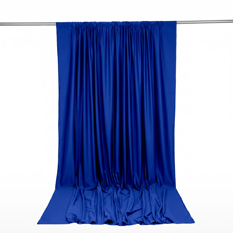 10 ft x 12 ft Polyester Backdrop Curtain Drape Panel with Rod Pocket