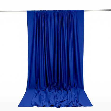 10 ft x 12 ft Polyester Backdrop Curtain Drape Panel with Rod Pocket