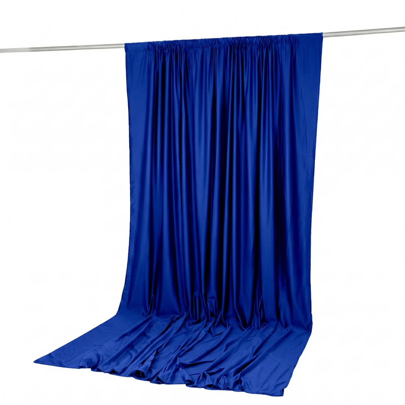 10 ft x 12 ft Polyester Backdrop Curtain Drape Panel with Rod Pocket