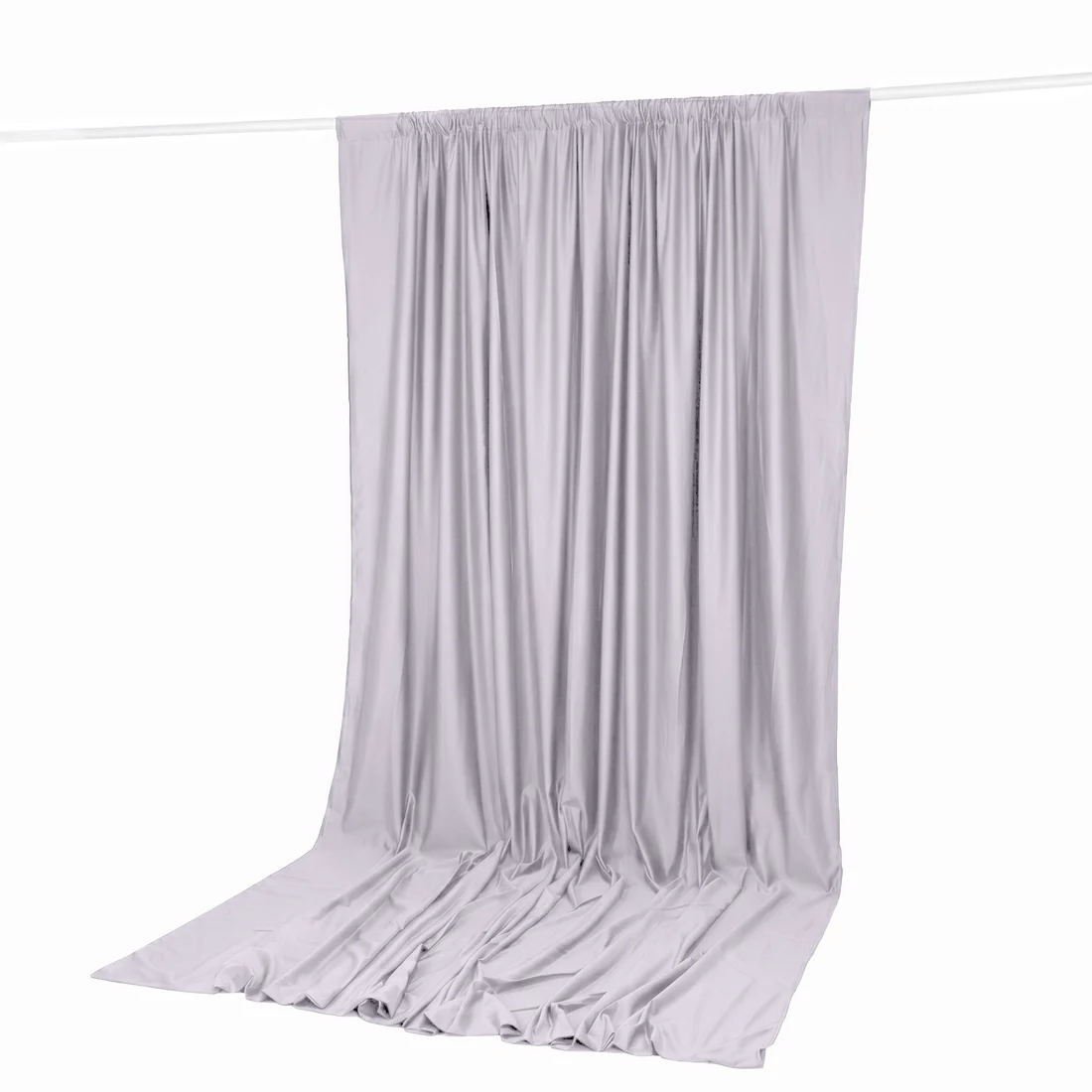10 ft x 12 ft Polyester Backdrop Curtain Drape Panel with Rod Pocket