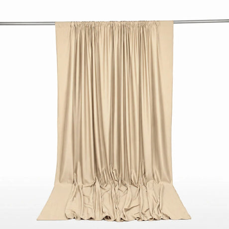 10 ft x 12 ft Polyester Backdrop Curtain Drape Panel with Rod Pocket