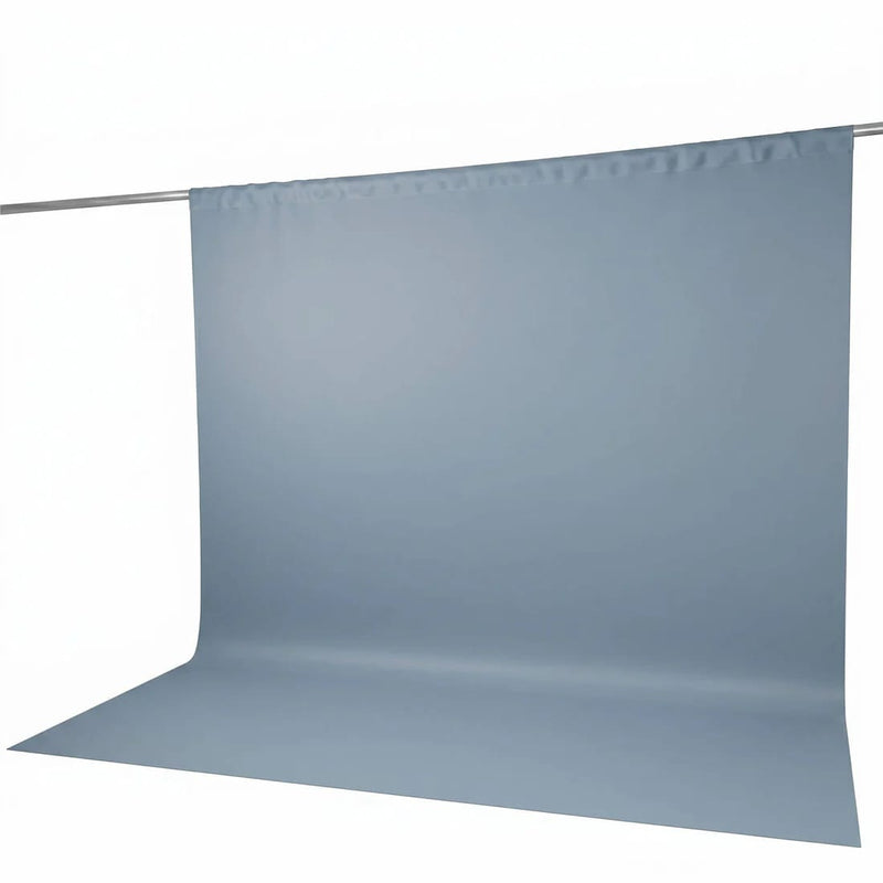 10 ft x 12 ft Polyester Backdrop Curtain Drape Panel with Rod Pocket