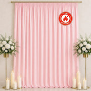 10 ft x 12 ft Polyester Backdrop Curtain Drape Panel with Rod Pocket