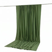 10 ft x 12 ft Polyester Backdrop Curtain Drape Panel with Rod Pocket