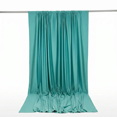 10 ft x 12 ft Polyester Backdrop Curtain Drape Panel with Rod Pocket