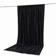 10 ft x 12 ft Premium Crushed Velvet Backdrop Curtain with Rod Pocket