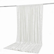 10 ft x 12 ft Premium Crushed Velvet Backdrop Curtain with Rod Pocket