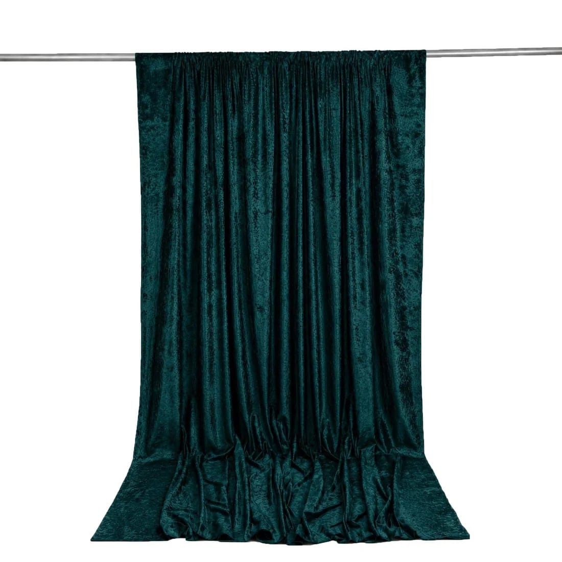 10 ft x 12 ft Premium Crushed Velvet Backdrop Curtain with Rod Pocket BKDP_VEL_PRM_10X12_HUNT