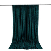 10 ft x 12 ft Premium Crushed Velvet Backdrop Curtain with Rod Pocket BKDP_VEL_PRM_10X12_HUNT