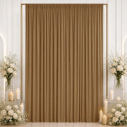 10 ft x 12 ft Wrinkle-Free Spandex Backdrop Curtain with Rod Pocket