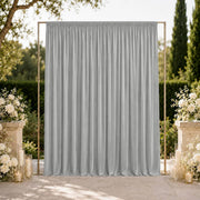 10 ft x 12 ft Wrinkle-Free Spandex Backdrop Curtain with Rod Pocket