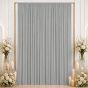 10 ft x 12 ft Wrinkle-Free Spandex Backdrop Curtain with Rod Pocket