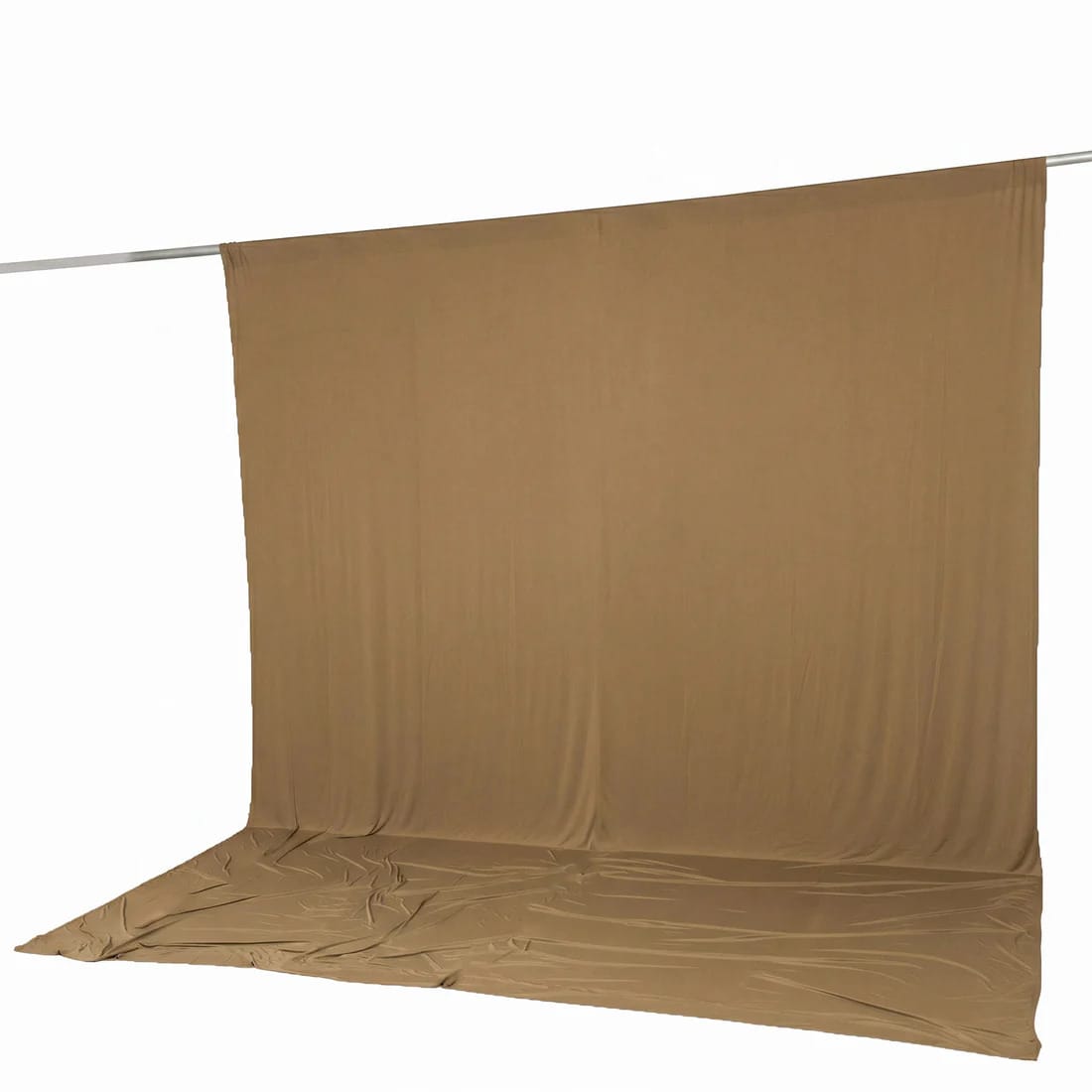 10 ft x 12 ft Wrinkle-Free Spandex Backdrop Curtain with Rod Pocket