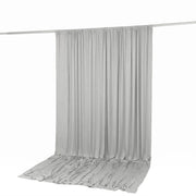 10 ft x 12 ft Wrinkle-Free Spandex Backdrop Curtain with Rod Pocket