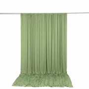 10 ft x 12 ft Wrinkle-Free Spandex Backdrop Curtain with Rod Pocket