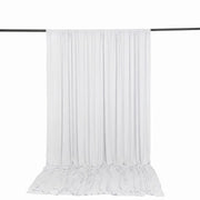 10 ft x 12 ft Wrinkle-Free Spandex Backdrop Curtain with Rod Pocket