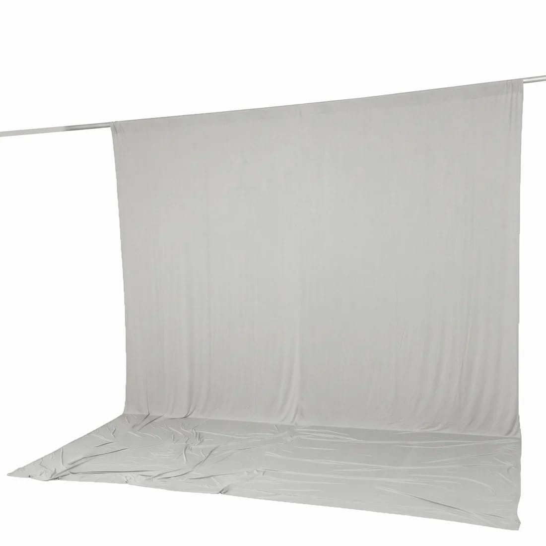 10 ft x 12 ft Wrinkle-Free Spandex Backdrop Curtain with Rod Pocket