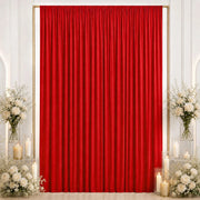 10 ft x 12 ft Wrinkle-Free Spandex Backdrop Curtain with Rod Pocket
