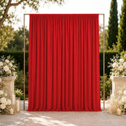 10 ft x 12 ft Wrinkle-Free Spandex Backdrop Curtain with Rod Pocket