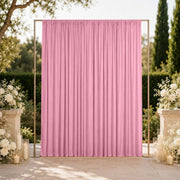 10 ft x 12 ft Wrinkle-Free Spandex Backdrop Curtain with Rod Pocket