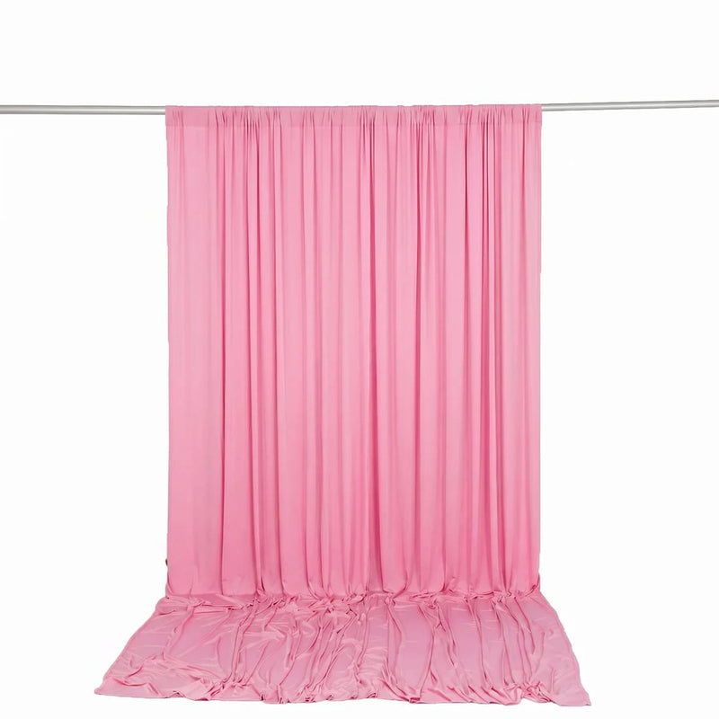 10 ft x 12 ft Wrinkle-Free Spandex Backdrop Curtain with Rod Pocket