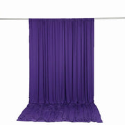 10 ft x 12 ft Wrinkle-Free Spandex Backdrop Curtain with Rod Pocket