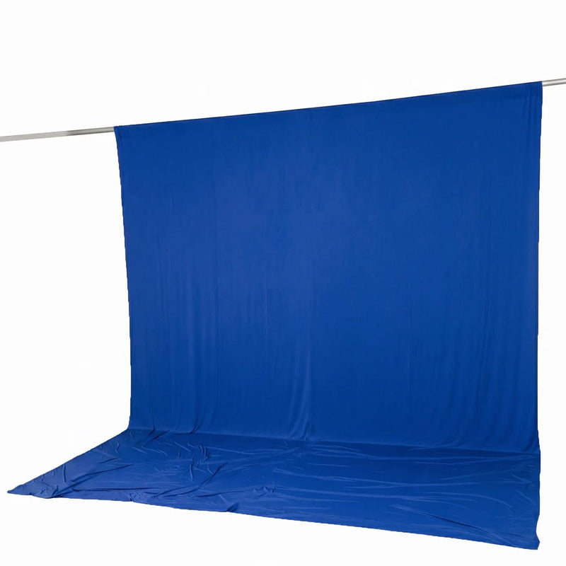10 ft x 12 ft Wrinkle-Free Spandex Backdrop Curtain with Rod Pocket