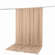 10 ft x 12 ft Wrinkle-Free Spandex Backdrop Curtain with Rod Pocket