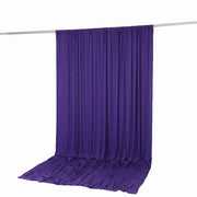 10 ft x 12 ft Wrinkle-Free Spandex Backdrop Curtain with Rod Pocket