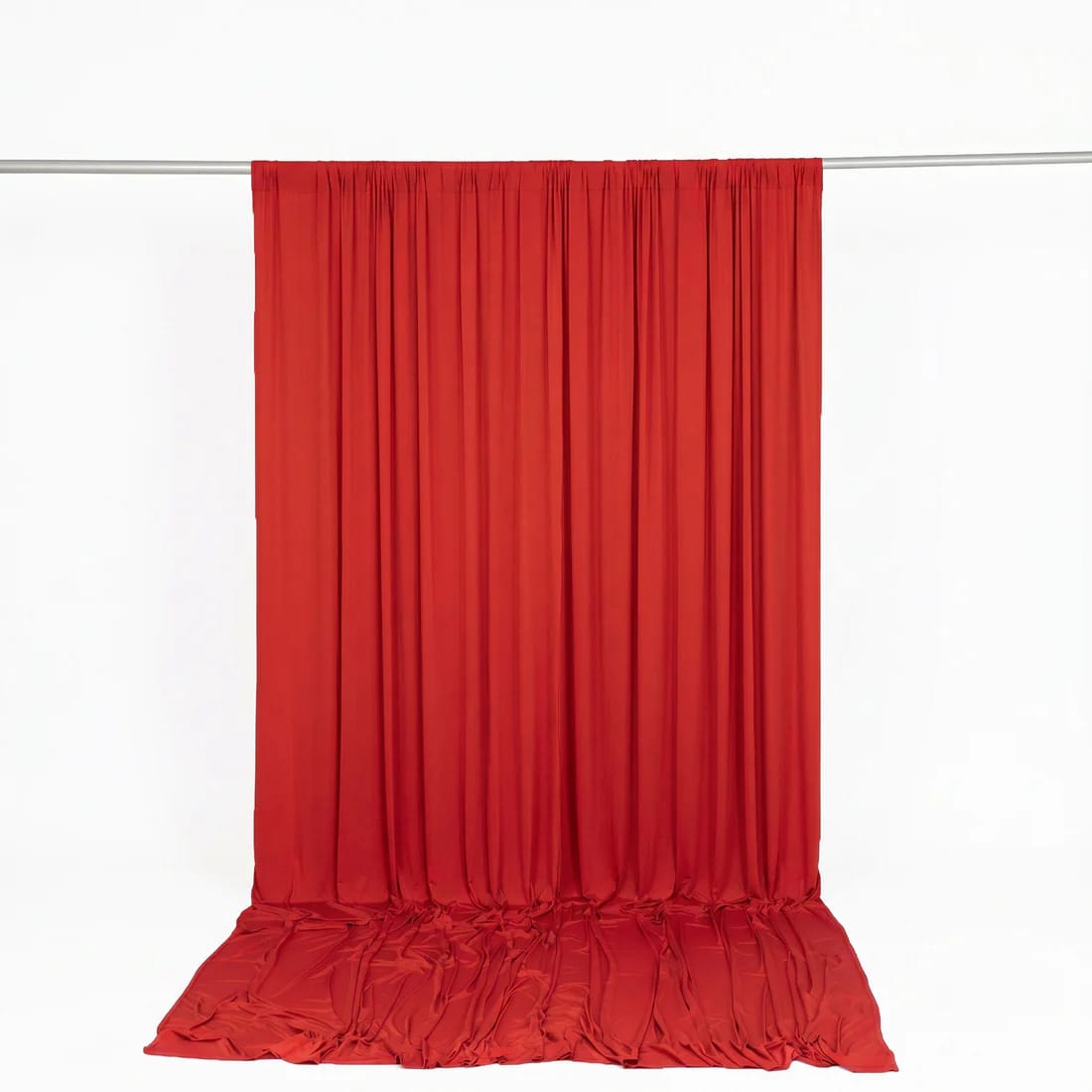 10 ft x 12 ft Wrinkle-Free Spandex Backdrop Curtain with Rod Pocket