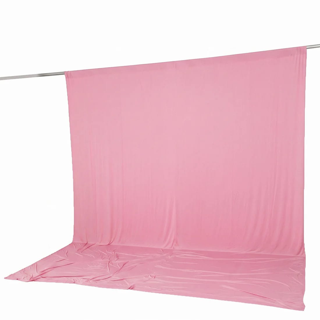 10 ft x 12 ft Wrinkle-Free Spandex Backdrop Curtain with Rod Pocket