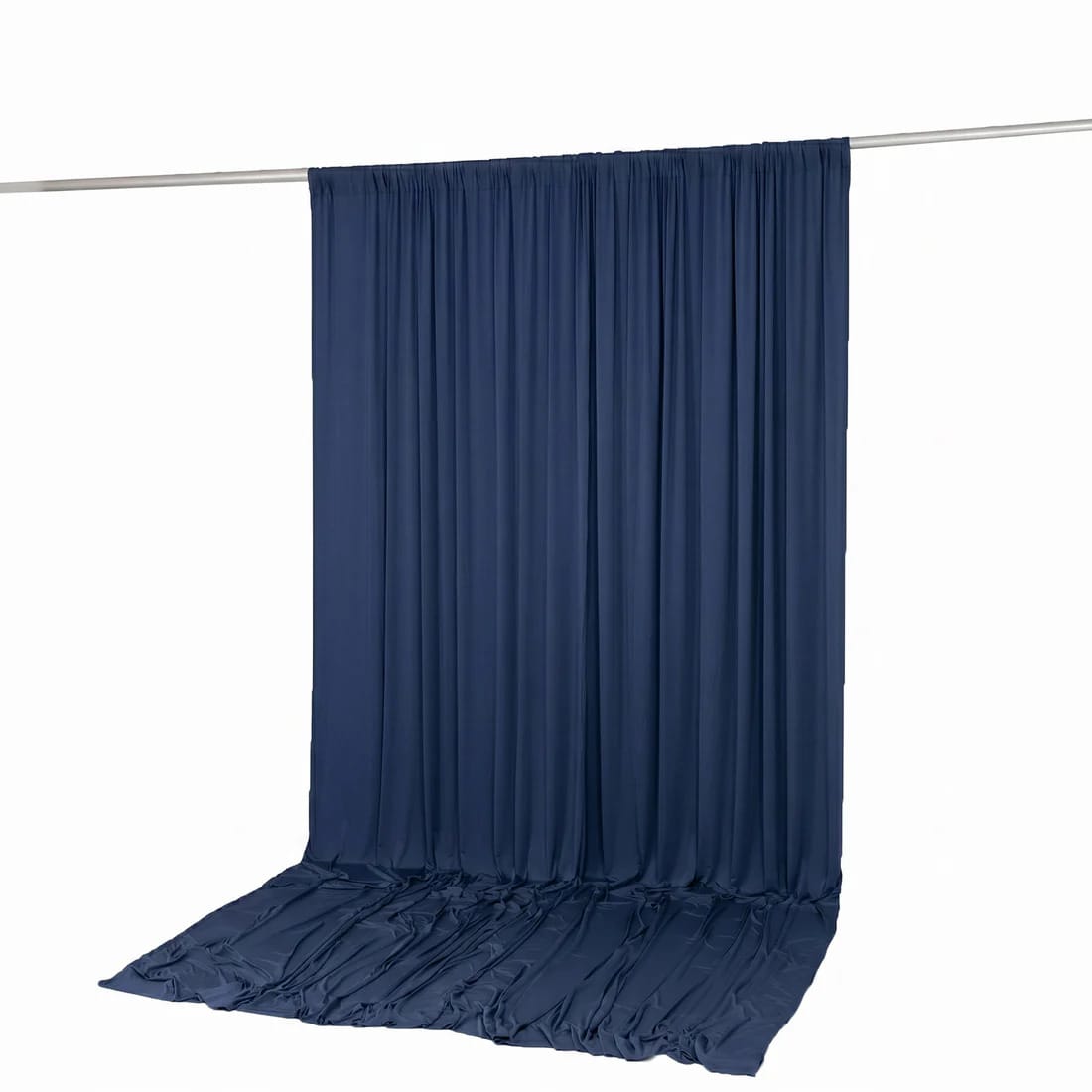10 ft x 12 ft Wrinkle-Free Spandex Backdrop Curtain with Rod Pocket