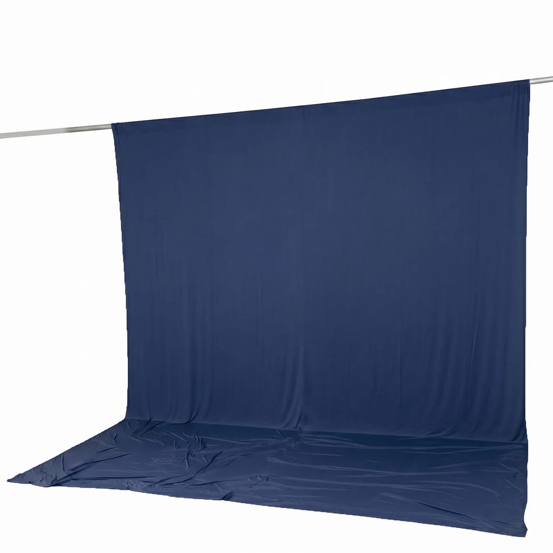 10 ft x 12 ft Wrinkle-Free Spandex Backdrop Curtain with Rod Pocket