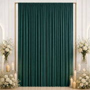 10 ft x 12 ft Wrinkle-Free Spandex Backdrop Curtain with Rod Pocket
