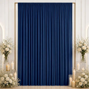 10 ft x 12 ft Wrinkle-Free Spandex Backdrop Curtain with Rod Pocket