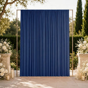 10 ft x 12 ft Wrinkle-Free Spandex Backdrop Curtain with Rod Pocket