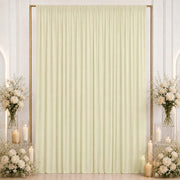 10 ft x 12 ft Wrinkle-Free Spandex Backdrop Curtain with Rod Pocket