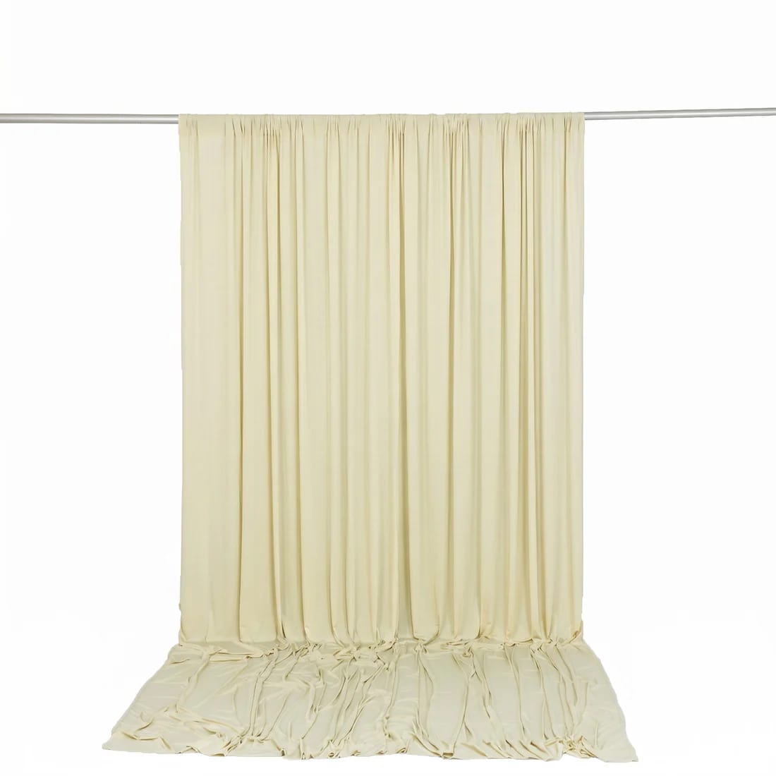 10 ft x 12 ft Wrinkle-Free Spandex Backdrop Curtain with Rod Pocket
