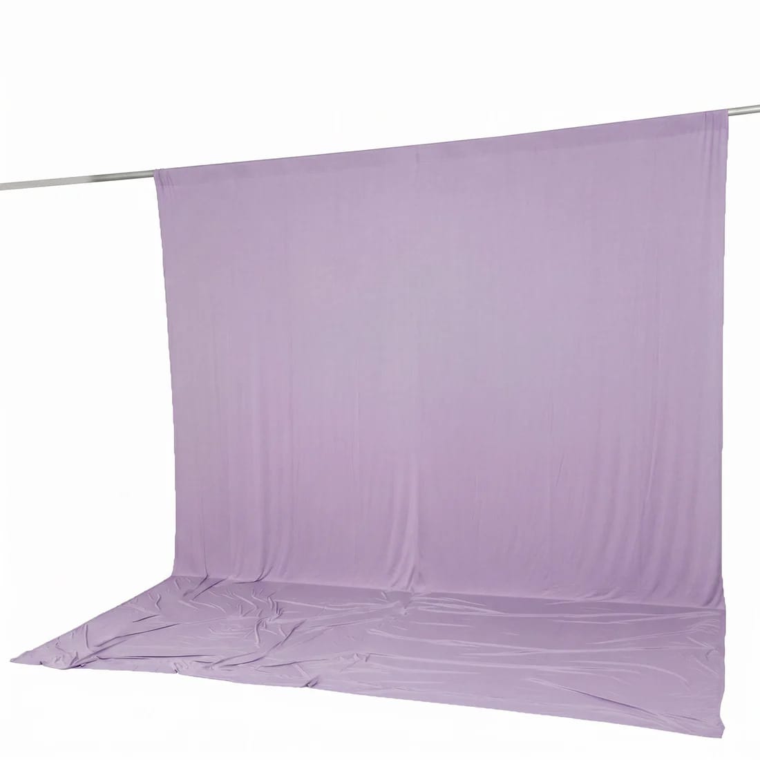 10 ft x 12 ft Wrinkle-Free Spandex Backdrop Curtain with Rod Pocket