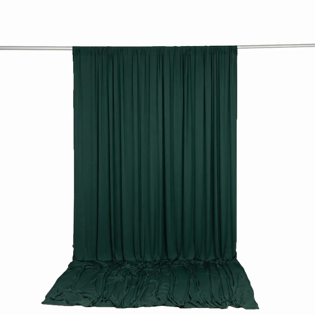 10 ft x 12 ft Wrinkle-Free Spandex Backdrop Curtain with Rod Pocket