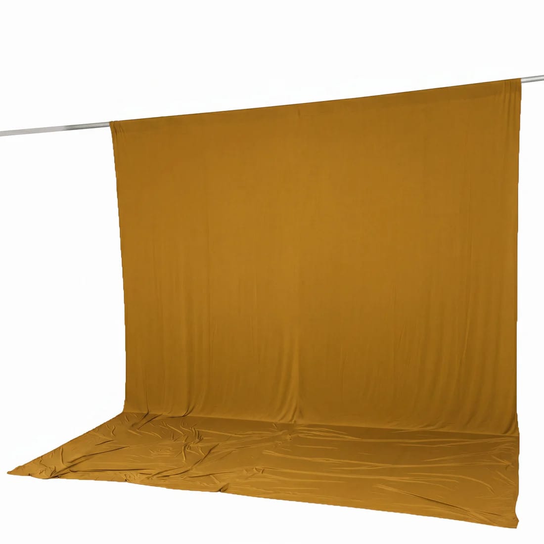 10 ft x 12 ft Wrinkle-Free Spandex Backdrop Curtain with Rod Pocket