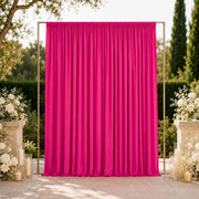 10 ft x 12 ft Wrinkle-Free Spandex Backdrop Curtain with Rod Pocket