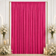 10 ft x 12 ft Wrinkle-Free Spandex Backdrop Curtain with Rod Pocket