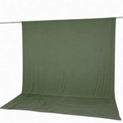 10 ft x 12 ft Wrinkle-Free Spandex Backdrop Curtain with Rod Pocket