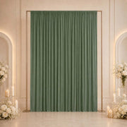 10 ft x 12 ft Wrinkle-Free Spandex Backdrop Curtain with Rod Pocket