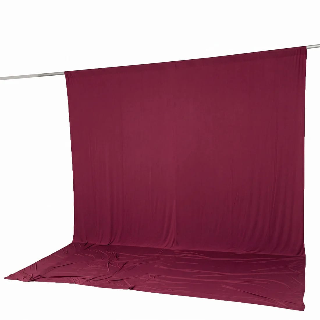 10 ft x 12 ft Wrinkle-Free Spandex Backdrop Curtain with Rod Pocket