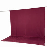 10 ft x 12 ft Wrinkle-Free Spandex Backdrop Curtain with Rod Pocket