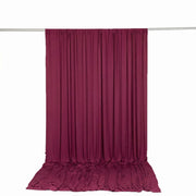 10 ft x 12 ft Wrinkle-Free Spandex Backdrop Curtain with Rod Pocket